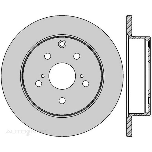 New Genuine PROTEX Rotor - Rear #DR12541