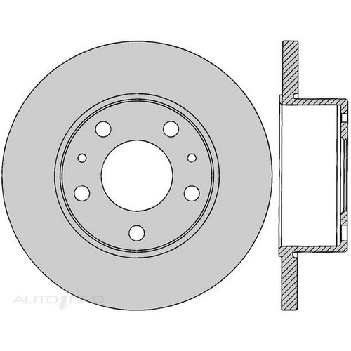 New Genuine PROTEX Rotor - Rear #DR12544