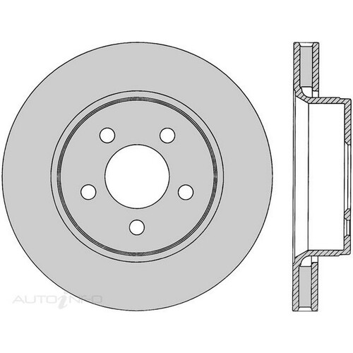 New Genuine PROTEX Rotor - Front #DR12548