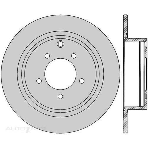 New Genuine PROTEX Rotor - Rear #DR12550