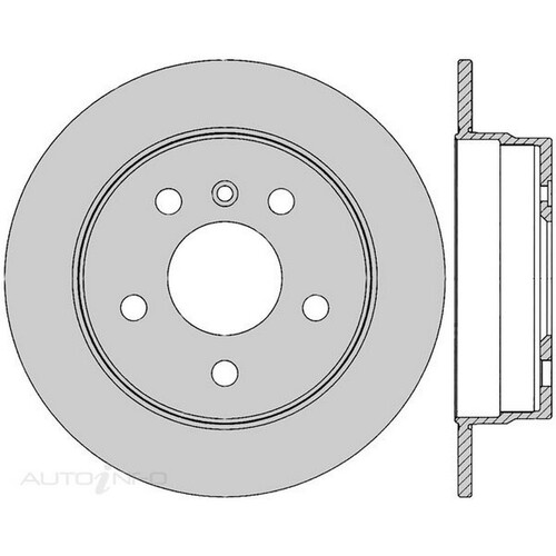 New Genuine PROTEX Rotor - Rear #DR12554