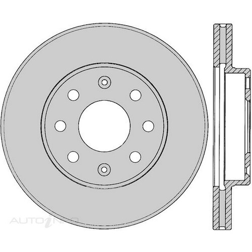 New Genuine PROTEX Rotor - Front #DR12555
