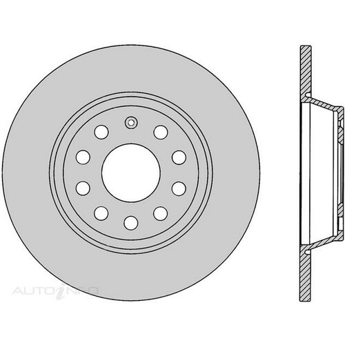 New Genuine PROTEX Rotor - Rear #DR12564