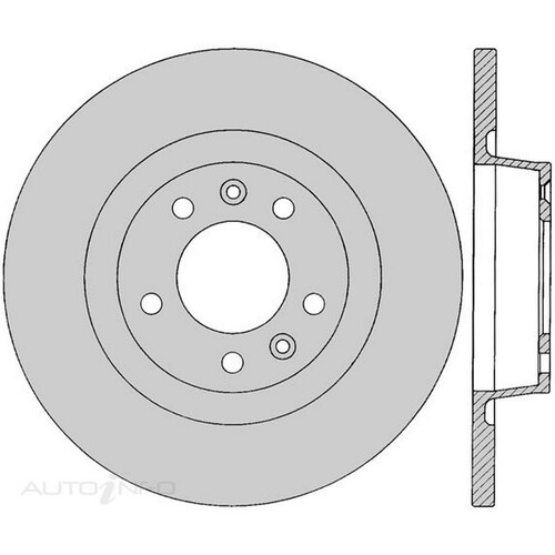New Genuine PROTEX Rotor - Rear #DR12567