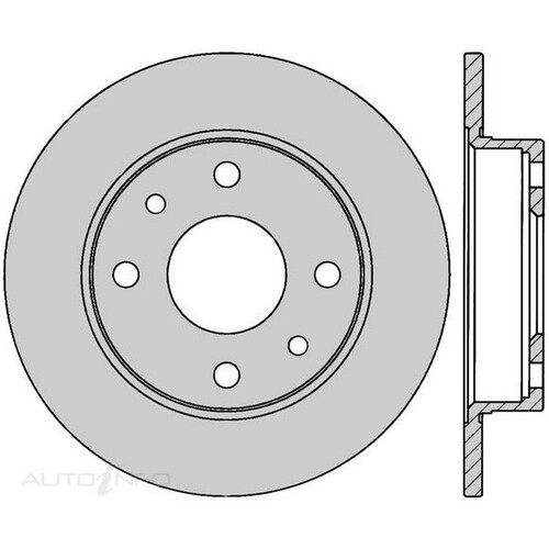 New Genuine PROTEX Rotor - Front #DR12569