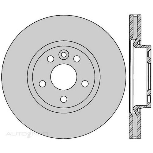 New Genuine PROTEX Rotor - Front #DR12577