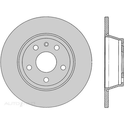 New Genuine PROTEX Rotor - Rear #DR12584