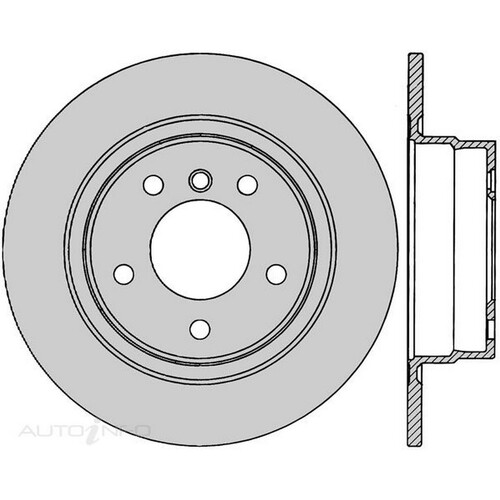 New Genuine PROTEX Rotor - Rear #DR12585