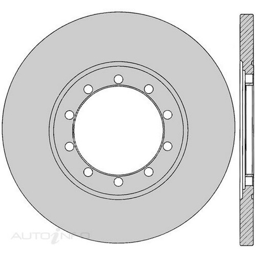 New Genuine PROTEX Rotor - Rear #DR12589