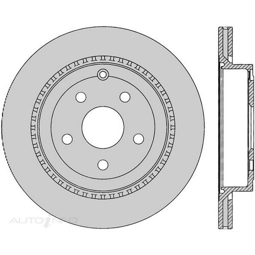 New Genuine PROTEX Rotor - Rear #DR12598