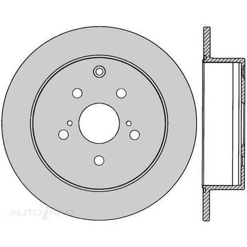 New Genuine PROTEX Rotor - Rear #DR12608