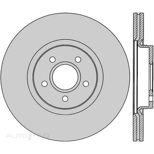 New Genuine PROTEX Rotor - Front #DR12610