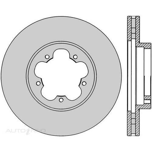New Genuine PROTEX Rotor - Front #DR12617