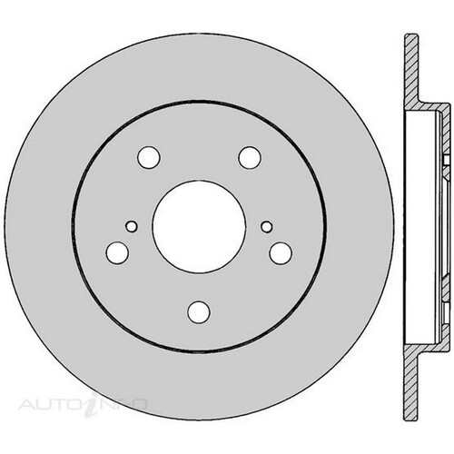 New Genuine PROTEX Rotor - Rear #DR12619