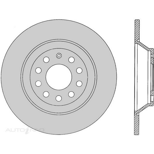 New Genuine PROTEX Rotor - Rear #DR12625