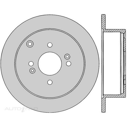 New Genuine PROTEX Rotor - Rear #DR12629