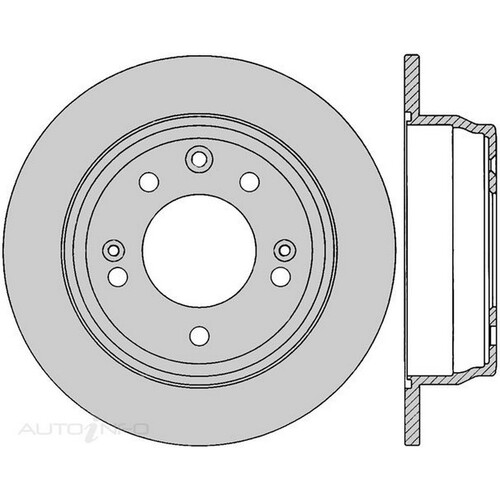 New Genuine PROTEX Rotor - Rear #DR12630