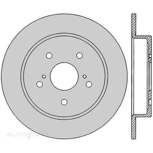 New Genuine PROTEX Rotor - Rear #DR12631
