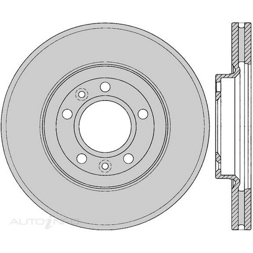 New Genuine PROTEX Rotor - Front #DR12633
