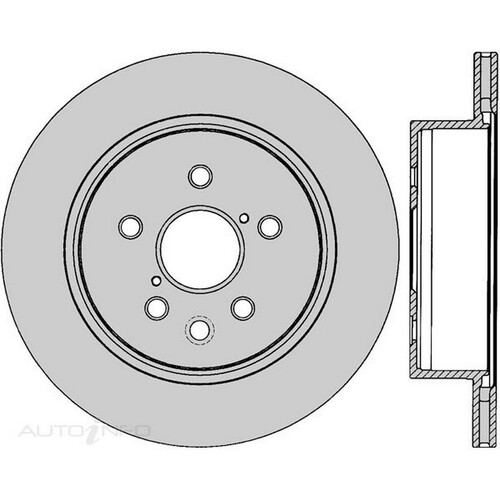 New Genuine PROTEX Rotor - Rear #DR12637
