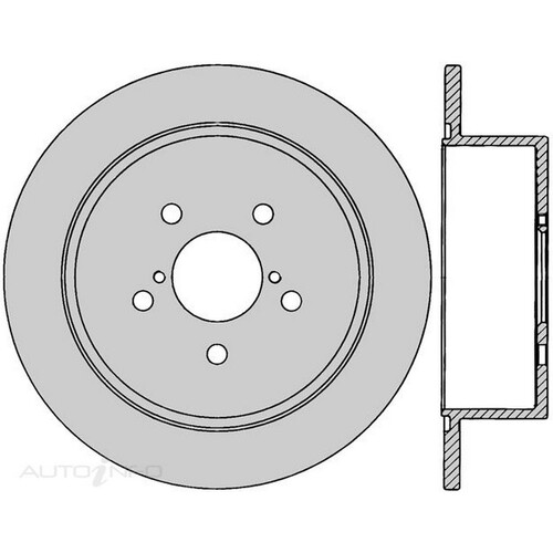 New Genuine PROTEX Rotor - Rear #DR12641