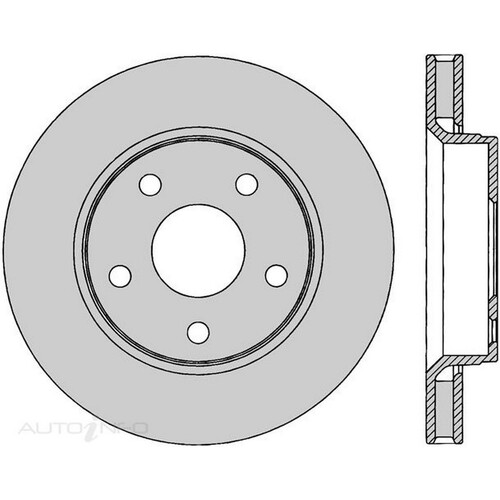 New Genuine PROTEX Rotor - Front #DR12646