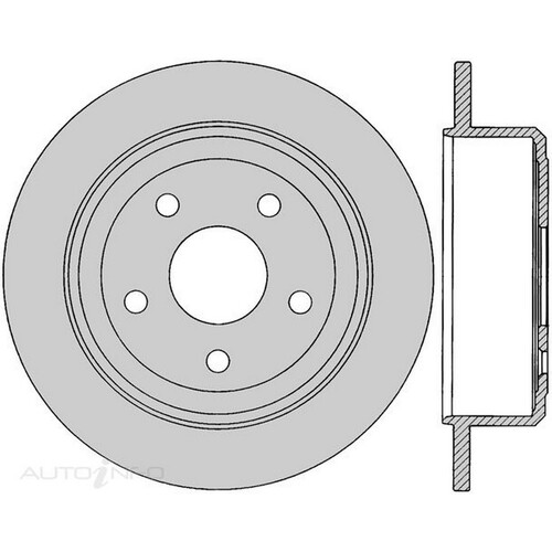 New Genuine PROTEX Rotor - Rear #DR12647