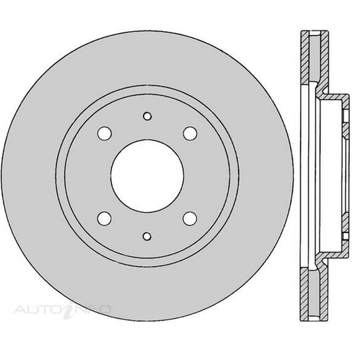 New Genuine PROTEX Rotor - Front #DR12648