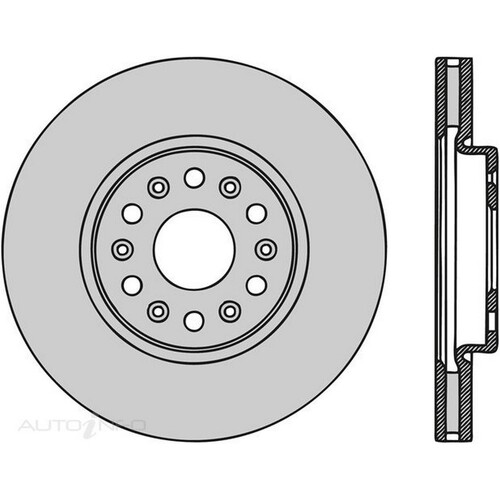 New Genuine PROTEX Disc Rotor #DR1265