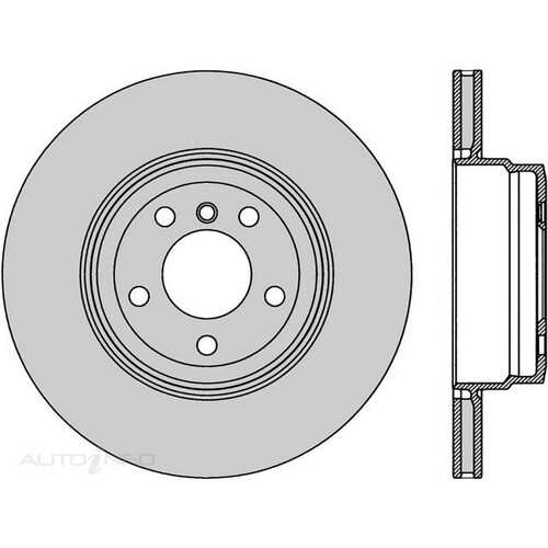 New Genuine PROTEX Rotor - Rear #DR12654