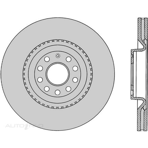 New Genuine PROTEX Rotor - Front #DR12678