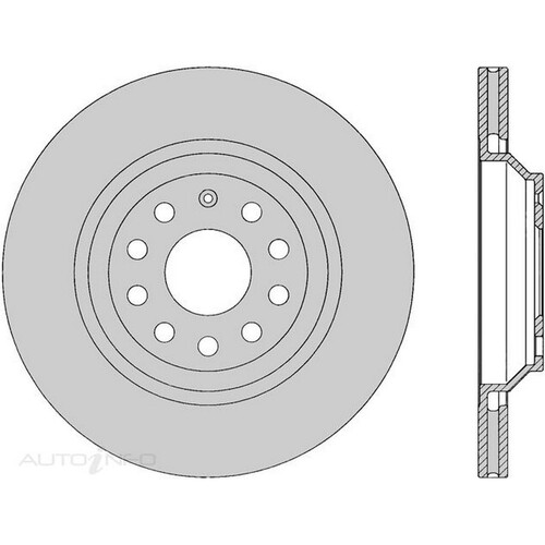 New Genuine PROTEX Rotor - Rear #DR12679