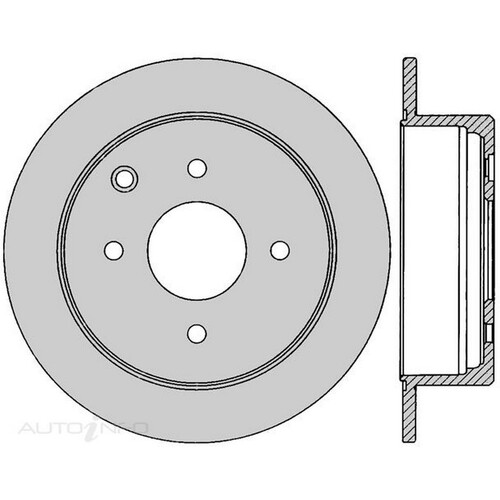 New Genuine PROTEX Rotor - Rear #DR12731