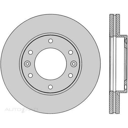 New Genuine PROTEX Rotor - Front #DR12732