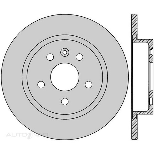 New Genuine PROTEX Rotor - Rear #DR12738