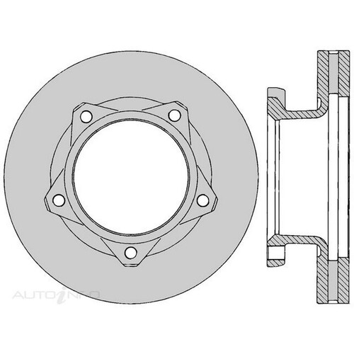 New Genuine PROTEX Rotor - Front #DR12760