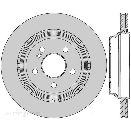 New Genuine PROTEX Rotor - Rear #DR12762