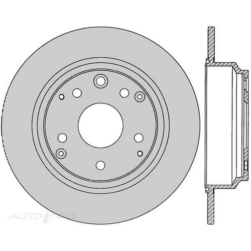 New Genuine PROTEX Rotor - Rear #DR12771
