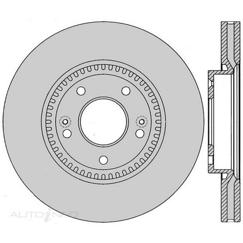 New Genuine PROTEX Rotor - Front #DR12789