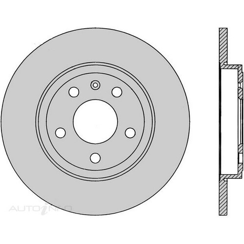 New Genuine PROTEX Rotor - Rear #DR12798