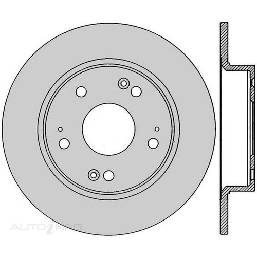 New Genuine PROTEX Rotor - Rear #DR12806