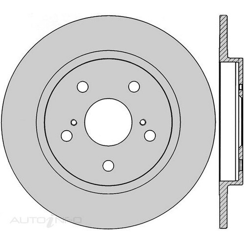 New Genuine PROTEX Rotor - Rear #DR12818