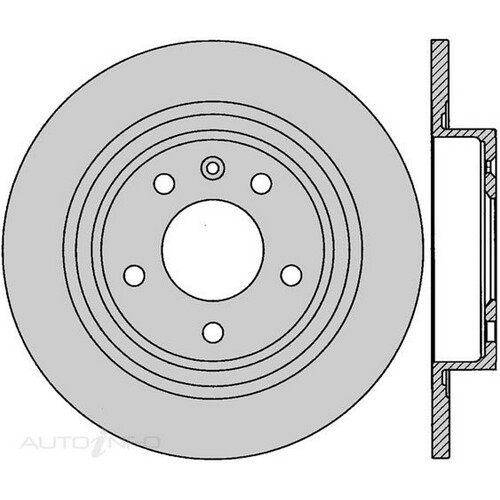 New Genuine PROTEX Rotor - Rear #DR12829