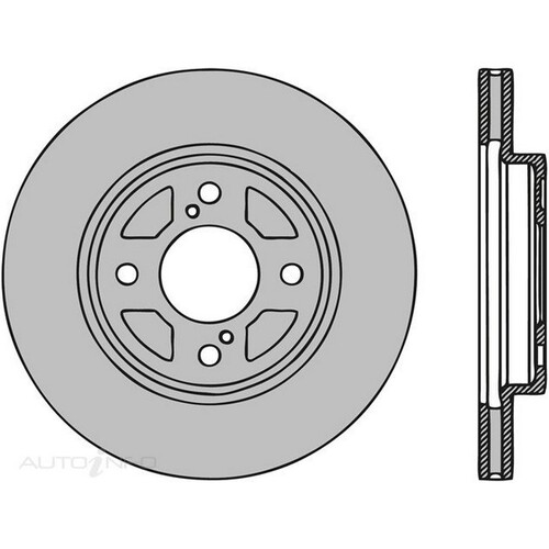 New Genuine PROTEX Rotor - Front #DR1283