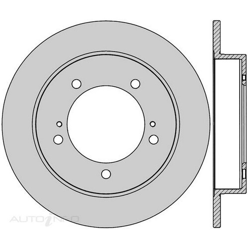 New Genuine PROTEX Rotor - Front #DR12836
