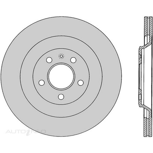 New Genuine PROTEX Rotor - Rear #DR12837
