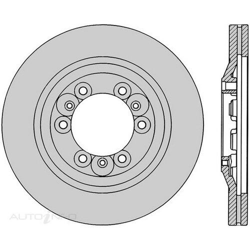 New Genuine PROTEX Rotor - Front #DR12838