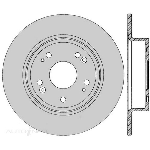 New Genuine PROTEX Rotor - Rear #DR12842