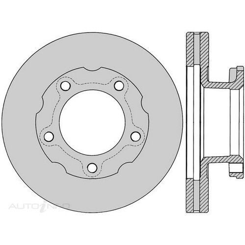 New Genuine PROTEX Rotor - Front #DR12846