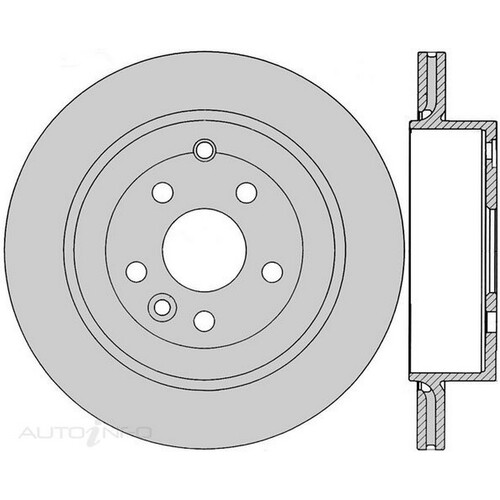 New Genuine PROTEX Rotor - Rear #DR12850